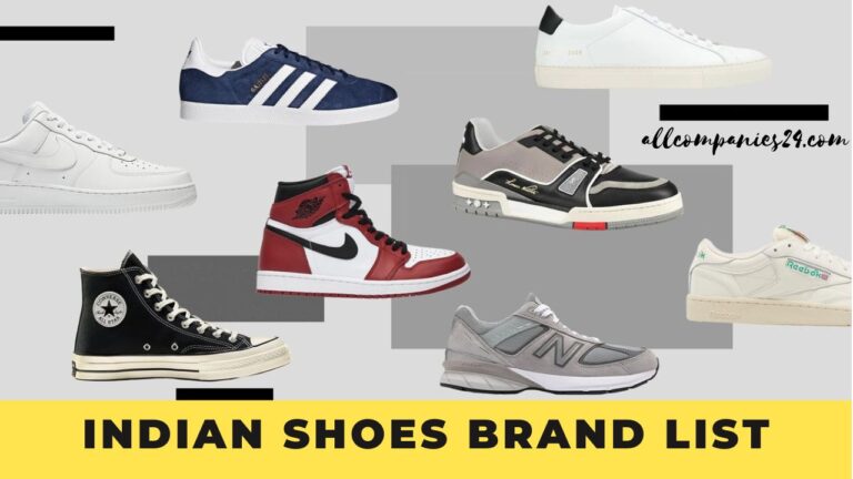 Indian Shoes Brand Name List [2024] | All Companies 24